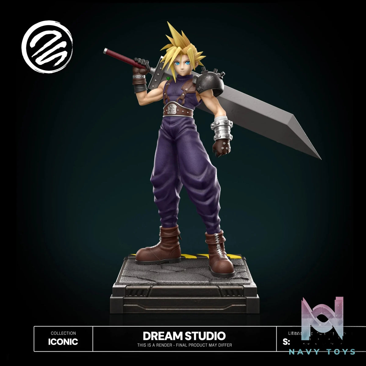 Dream Studio – Final Fantasy OG Cloud FFVII 2.0
