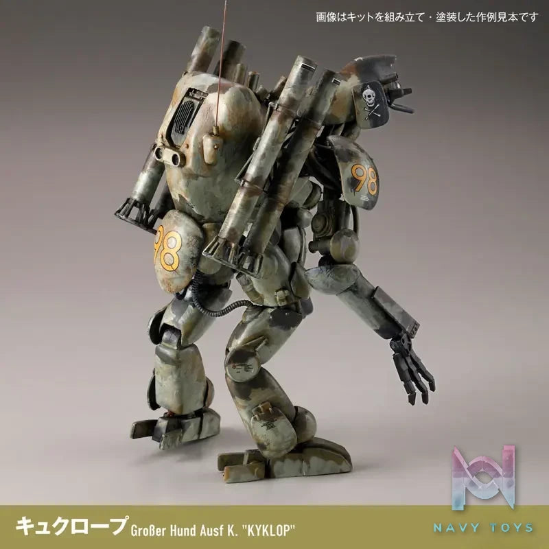 Kaiyodo – ARTPLA Maschinen Krieger Final Hund Set X Jerry Can Man 1/35 Plastic Model (Licensed)