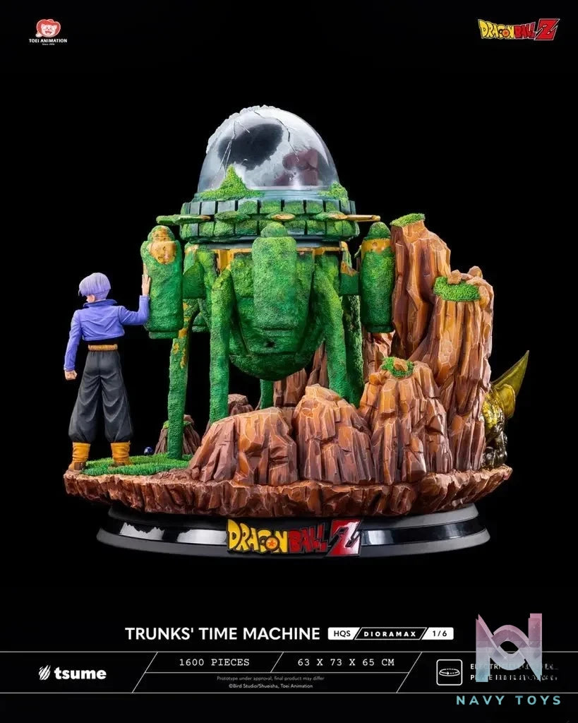 Tsume Studio - Dragon Ball TRUNKS' TIME MACHINE HQS Dioramax 1/6 Scale Statue (Licensed) resin statue Navy Toys anime figure