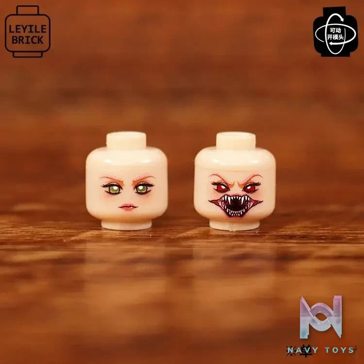 LEYILEBRICK Studio – Cute Girl Posable Head #04 Original