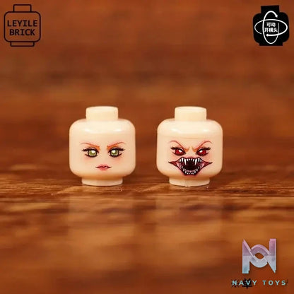 LEYILEBRICK Studio – Cute Girl Posable Head #04 Original
