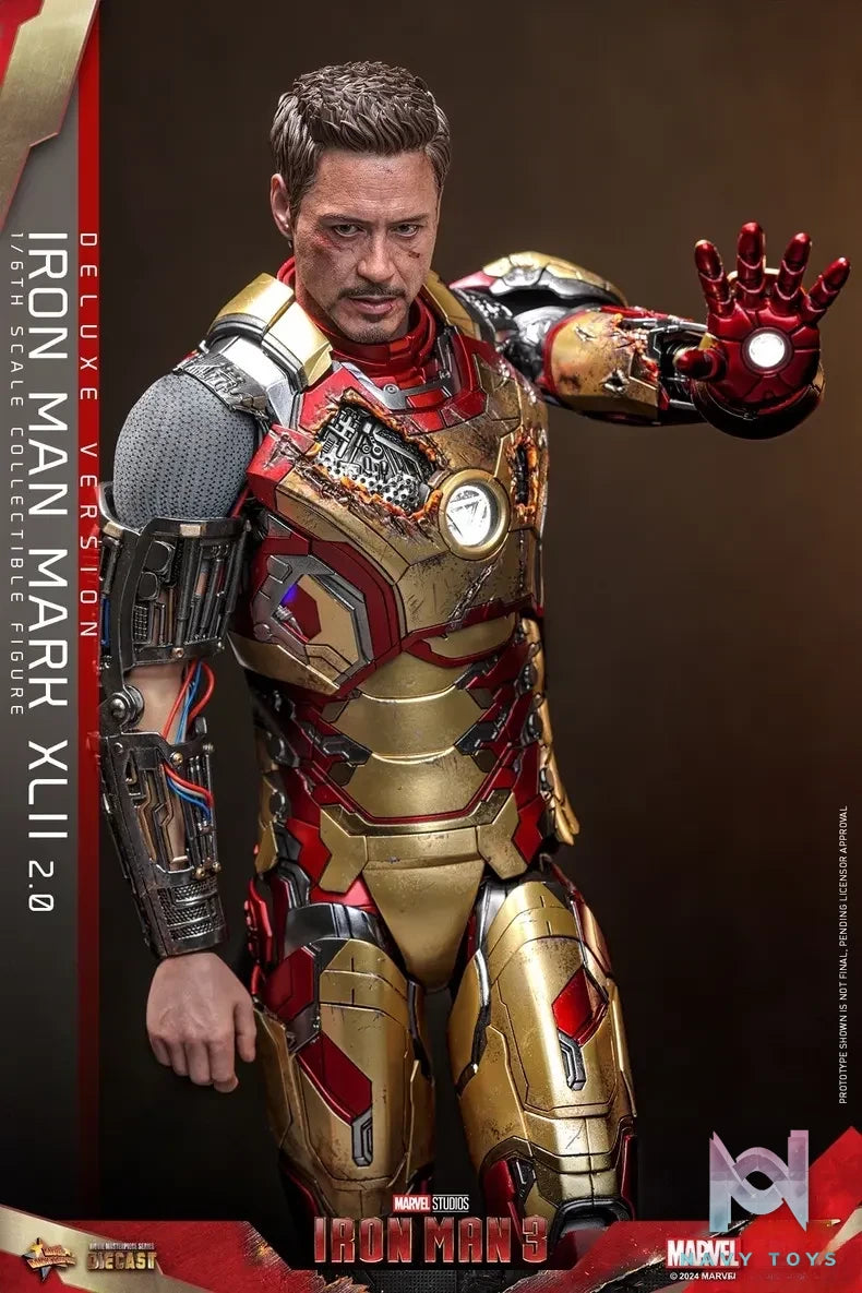 Hottoys Studio – Marvel Iron Man3 Iron Man Mark42 (2.0) MMS758D65 (Licensed)