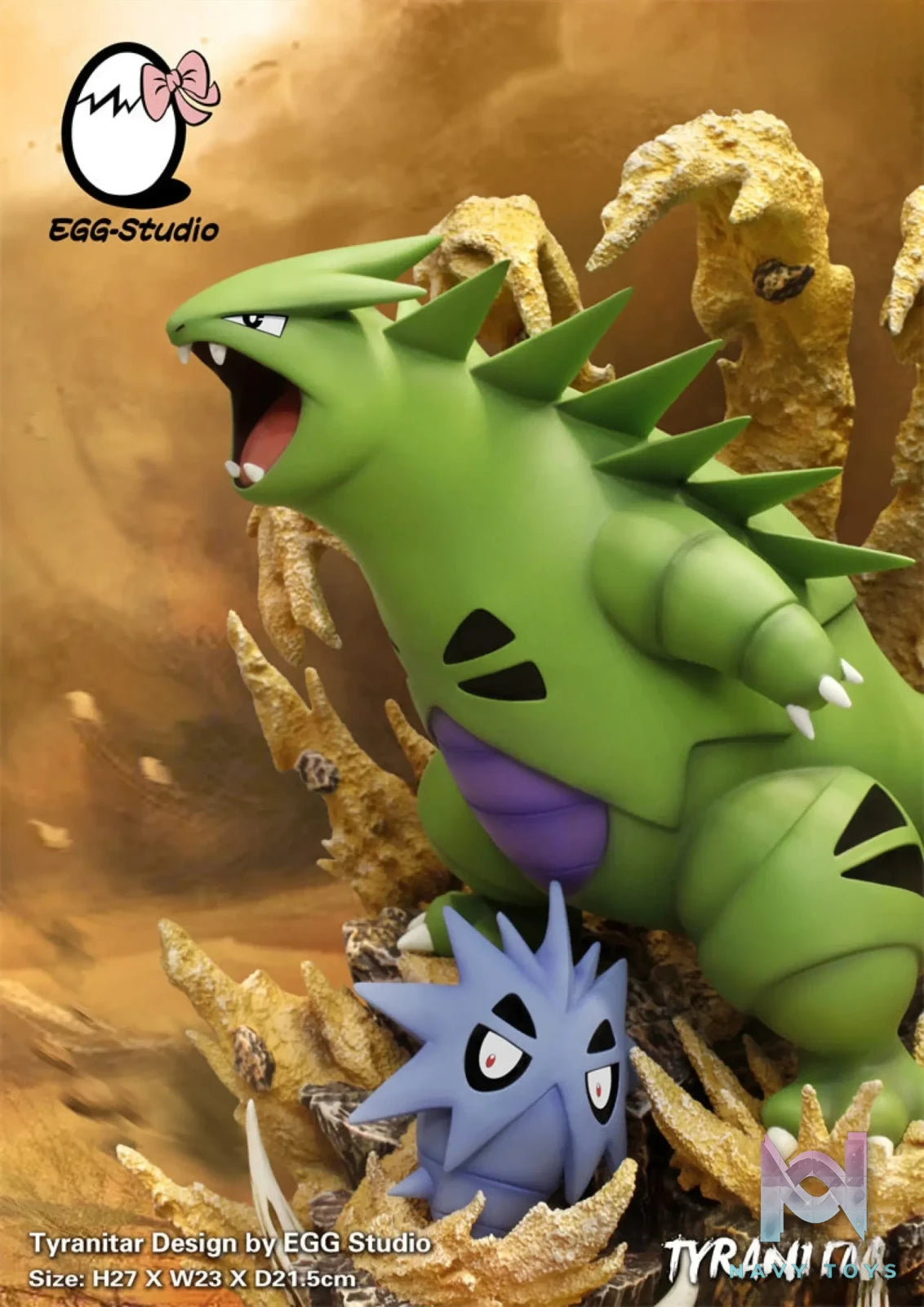 EGG Studio – Pokémon Tyranitar Evolution Series