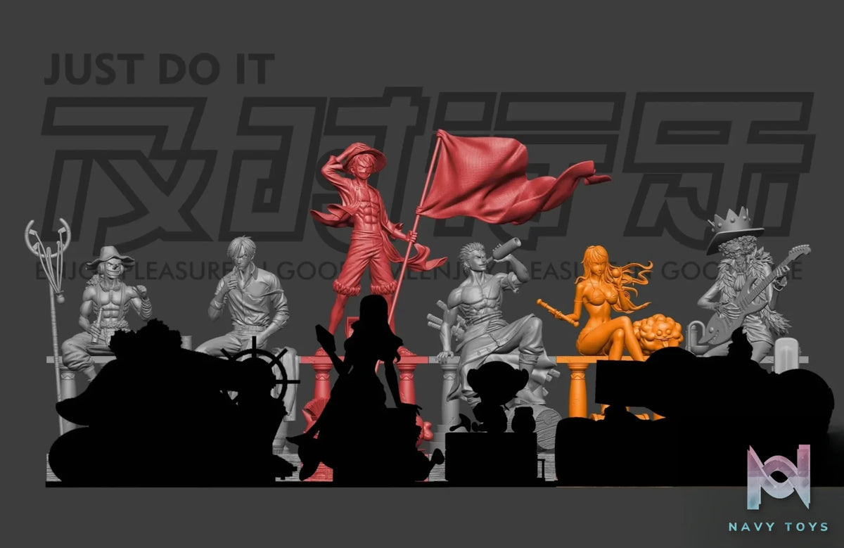 Just Do It Studio – One Piece Straw Hat Group Family Portrait After Two Years #2 Navigator Nami