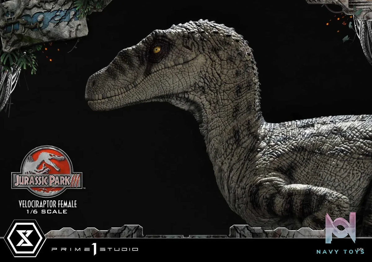 Prime 1 Studio – Legacy Museum Collection Jurassic Park III (Film) Velociraptor Female LMCJP-11 LMCJP-11S (Licensed)