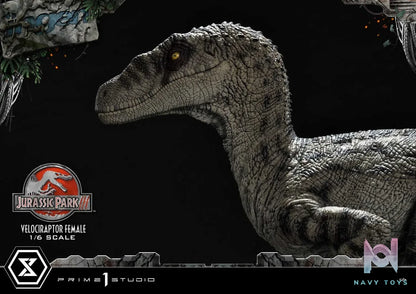 Prime 1 Studio – Legacy Museum Collection Jurassic Park III (Film) Velociraptor Female LMCJP-11 LMCJP-11S (Licensed)