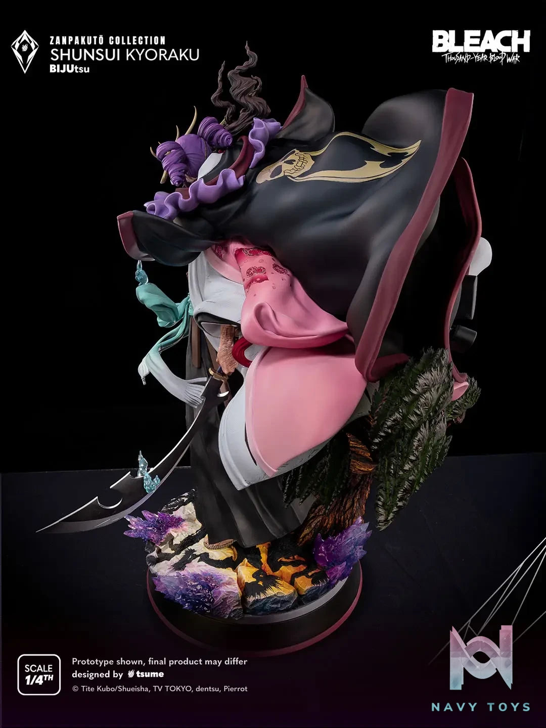 Tsume Studio – Bleach : Shunsui Kyoraku 1/4 Statue (Licensed)