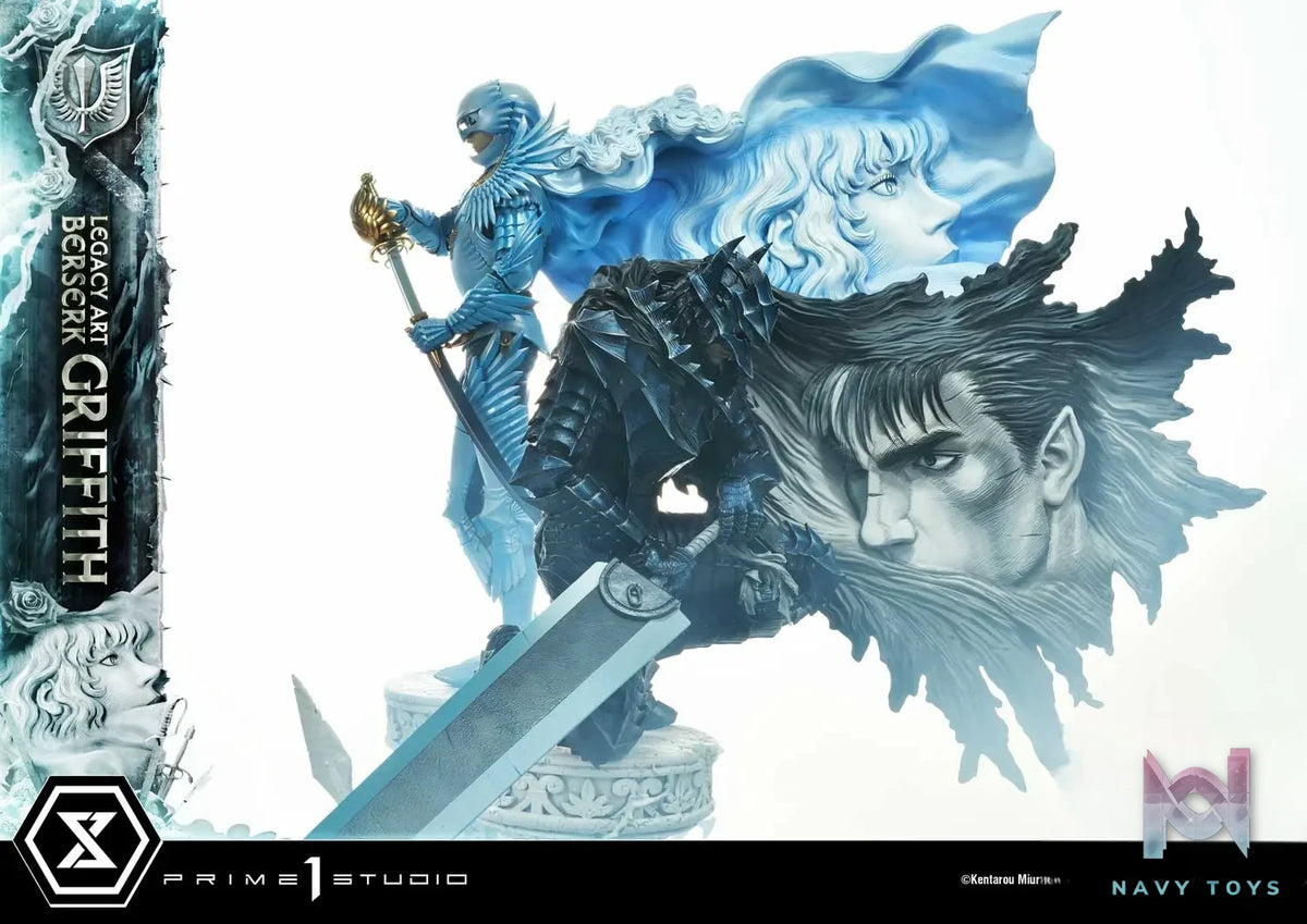 Prime 1 Studio – Legacy Art Kentaro Miura Berserk Guts & Griffith Set LABR-01S LABR-02S (Licensed)