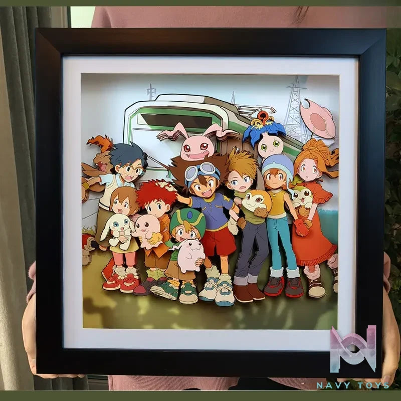 KALA HOME Studio – Digimon Multiple Characters #02 3D Decorative Painting Digimon