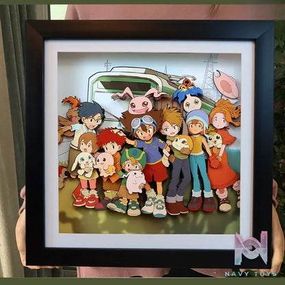 KALA HOME Studio – Digimon Multiple Characters #02 3D Decorative Painting Digimon
