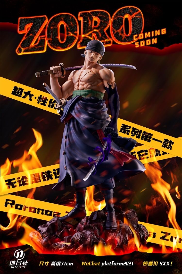 Roronoa Zoro - One Piece - Ditaishe Studio resin statue Ditaishe Studio anime figure