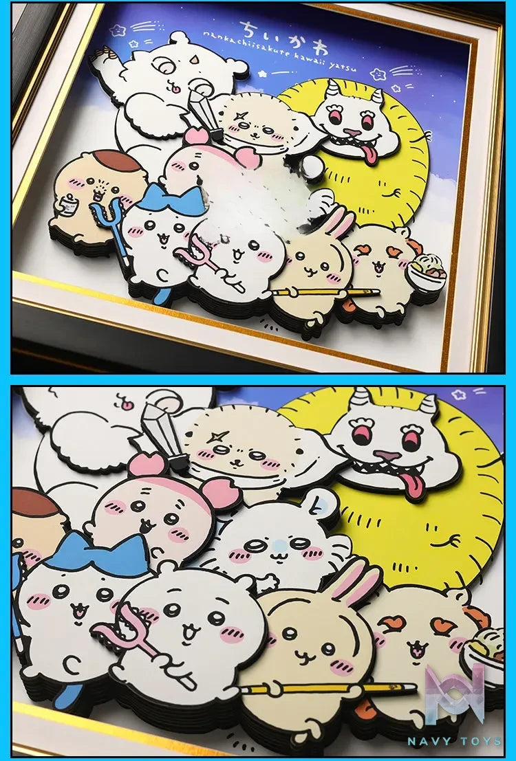 Yu Zhi Jiang Studio – Chiikawa Multiple Characters 3D Decorative Painting Chiikawa