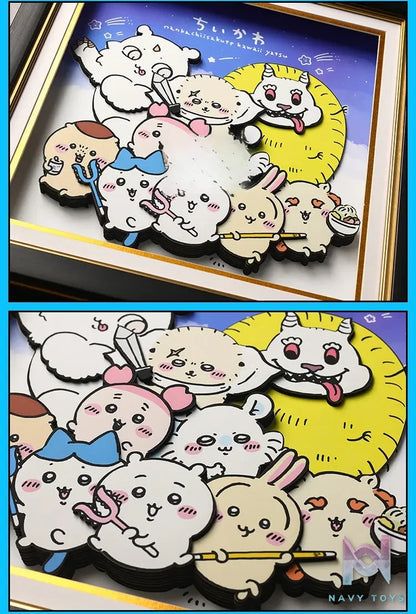 Yu Zhi Jiang Studio – Chiikawa Multiple Characters 3D Decorative Painting Chiikawa