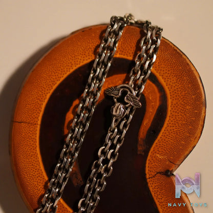 Raven Studio (silver jewelry) – Original Design 4mm Raven Exclusive Curb Chain Necklace Original