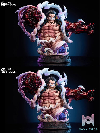 Bust Luffy Gear 4 - One Piece - UNO Studio resin statue UNO studio anime figure