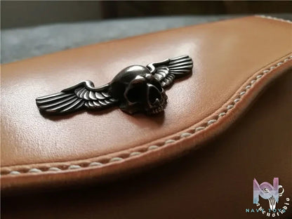 Raven Studio (silver jewelry) – Original Japanese Premium Tochigi Saddle Leather Flap Long Wallet Original