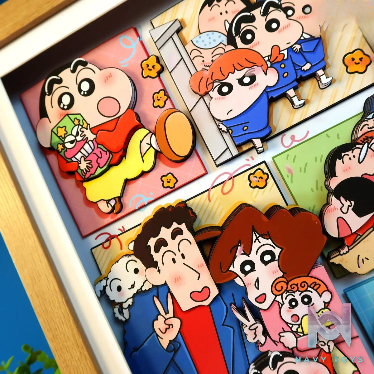 KALA HOME Studio – Crayon Shin-chan Multiple Characters #08 3D Decorative Painting Crayon Shin-chan