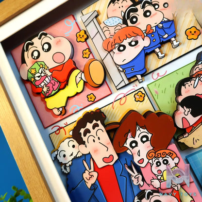 KALA HOME Studio – Crayon Shin-chan Multiple Characters #08 3D Decorative Painting Crayon Shin-chan