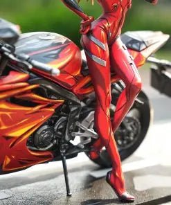 Aetheria Studio X SX Studio - Asuka Langley Sohryu Motorcycle Girl Neon Genesis Evangelion resin statue Navy Toys anime figure