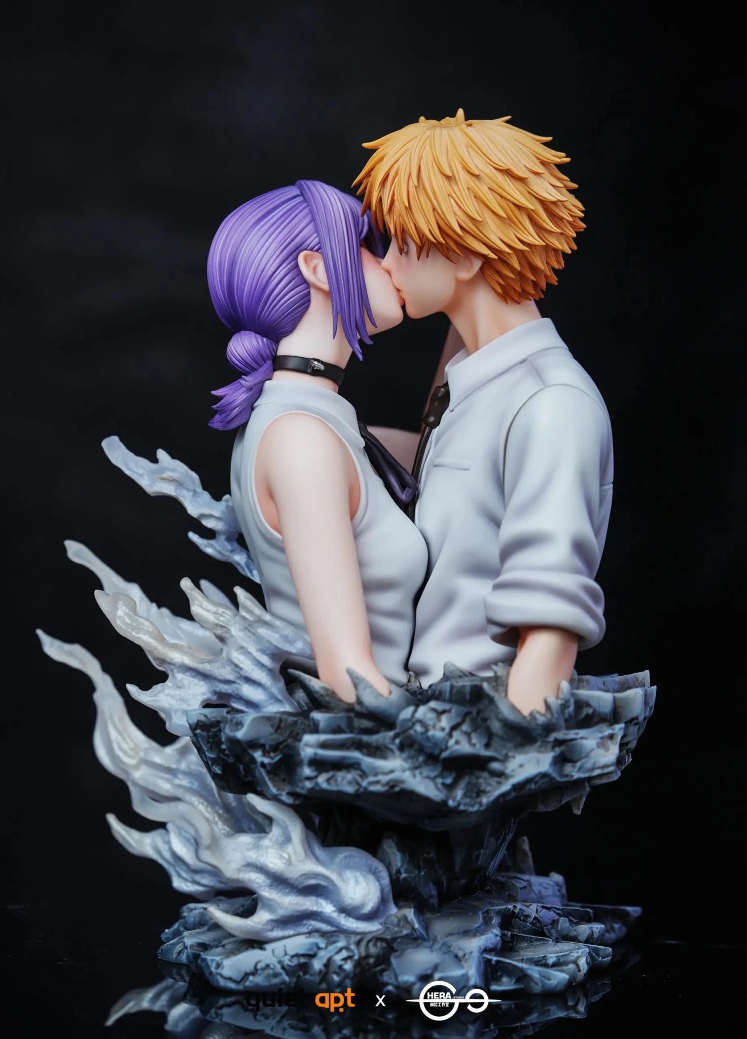 QuietArt Studio & Hera Studio - Chainsaw Man Bomb Demon Bom & Reze & Kiss Busts resin statue Navy Toys anime figure