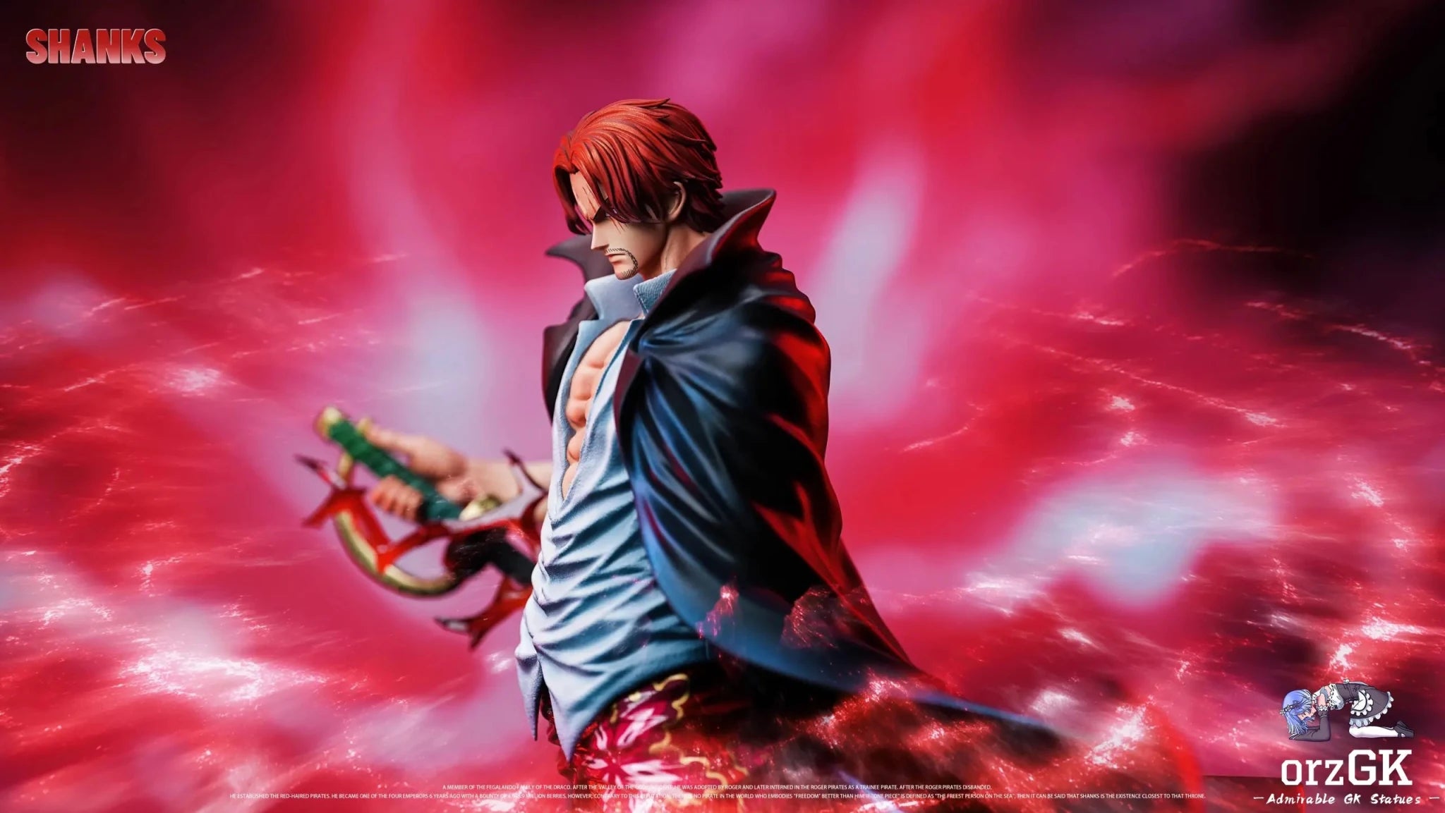 HX Studio X SY Studio - Shanks One Piece resin statue Navy Toys anime figure