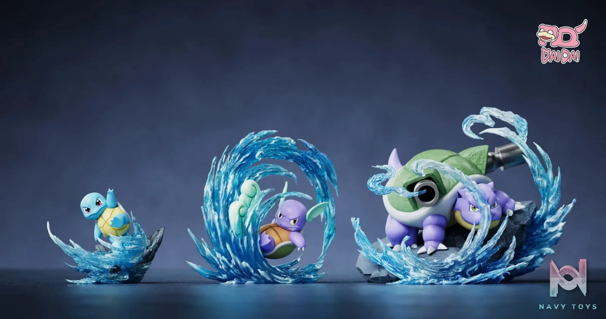 Dai Dai Studio – Pokémon Blastoise Evolution Set