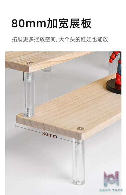 Showcase Factory – Acrylic Stair Display Stand for Nendoroids Blind Boxes Mini Figures