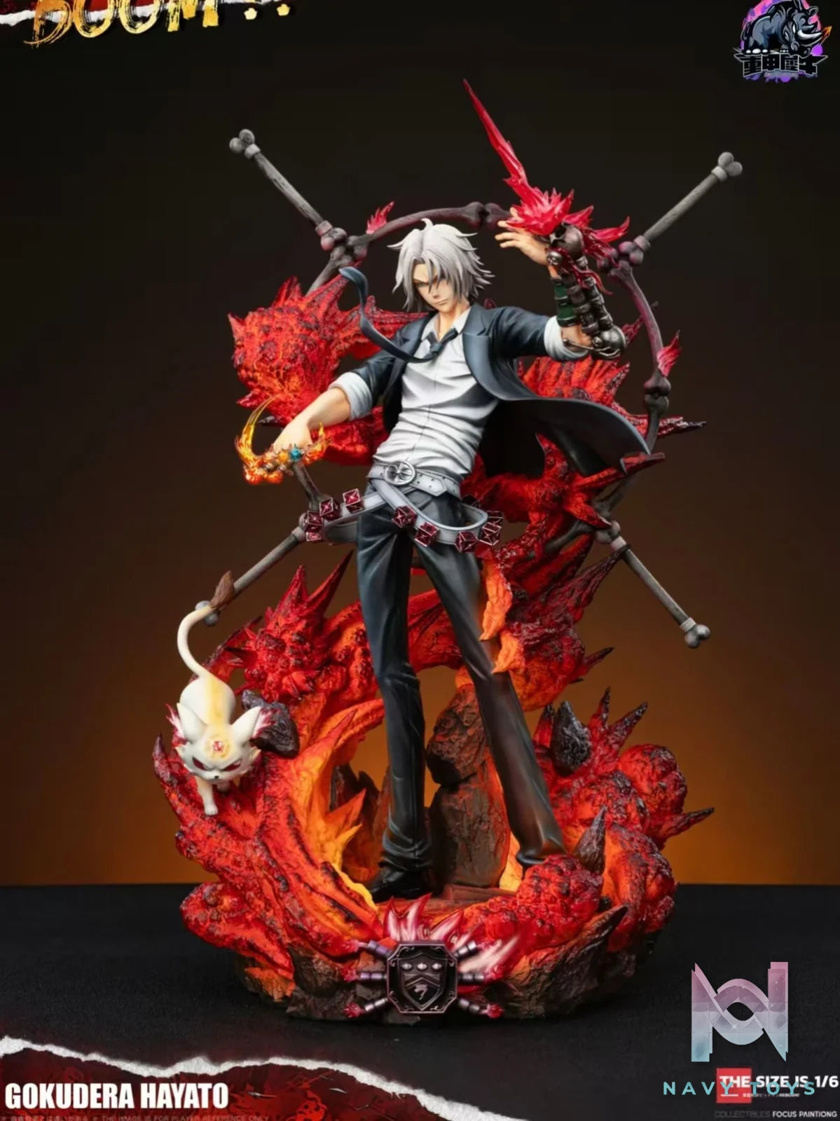 Gokudera Hayato - Katekyo Hitman Reborn! - Rhinoceros Studio resin statue Rhinoceros Studio anime figure