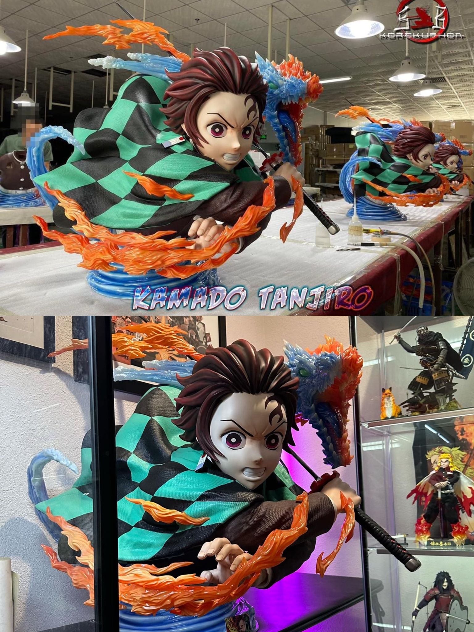 Tanjiro Life Scale Bust - Kimetsu No Yaiba - Korekushon resin statue korekushon Studio anime figure