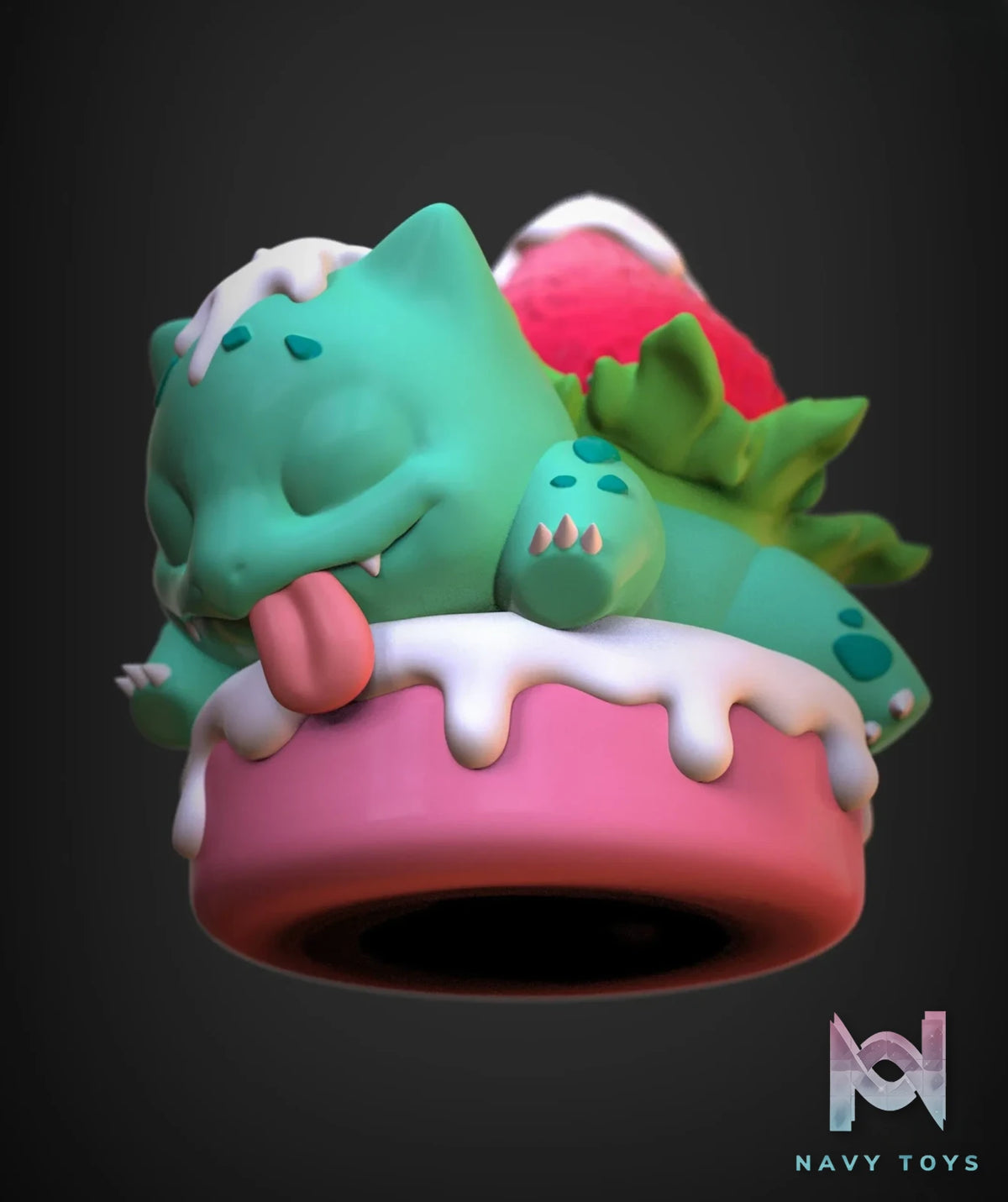 Ci Yuan Kuang Xiang Studio – Pokémon Bulbasaur with strawberries on its back