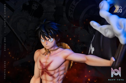 GKGO Studios – One Piece Luffy with Straw Hat Flag