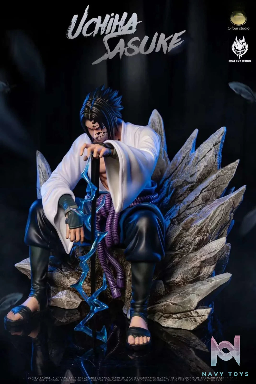 BBS Studio & C4 Studio – Naruto Seated Uchiha Sasuke