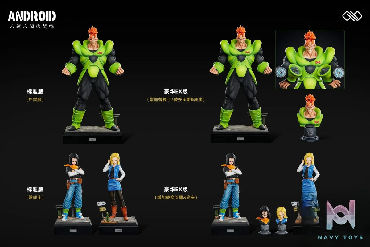 Infinite Studio – Dragon Ball Double Scale Android 16 17 18 Set