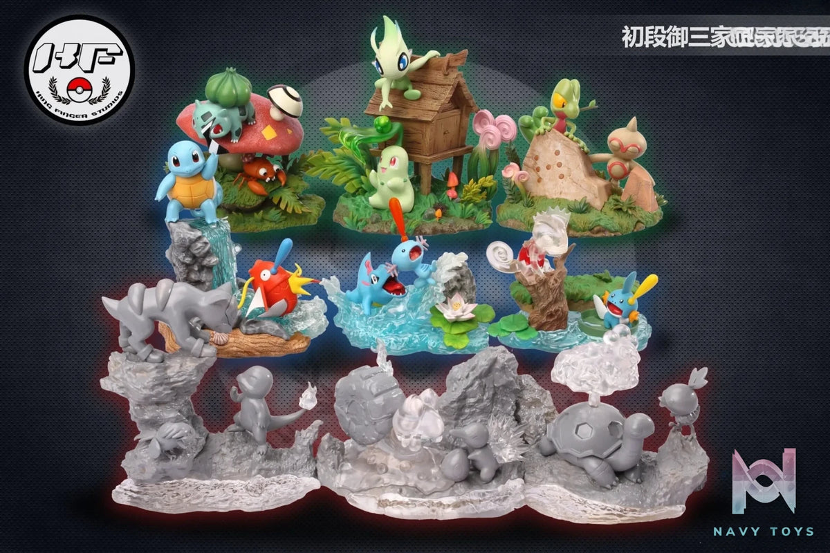 King Finger Studios – Water Type Starters Series