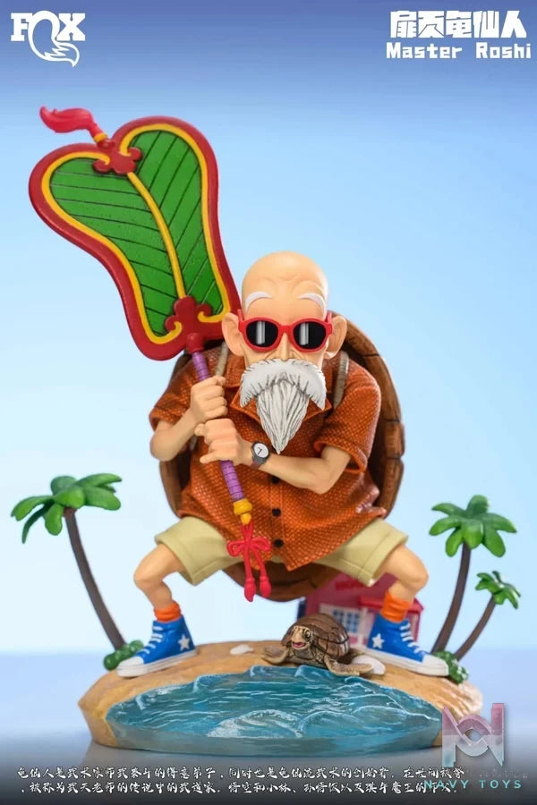 FOX Studio - Dragon Ball 6 Master Roshi resin statue Navy Toys anime figure