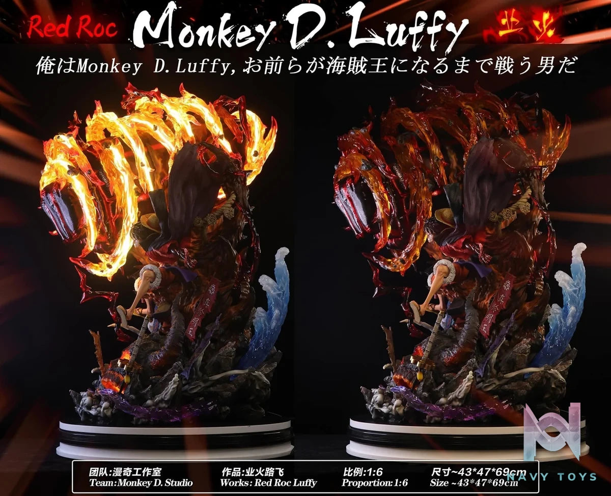 Luffy Redroc Monkey D. Studio resin statue Tftoys Recast anime figure