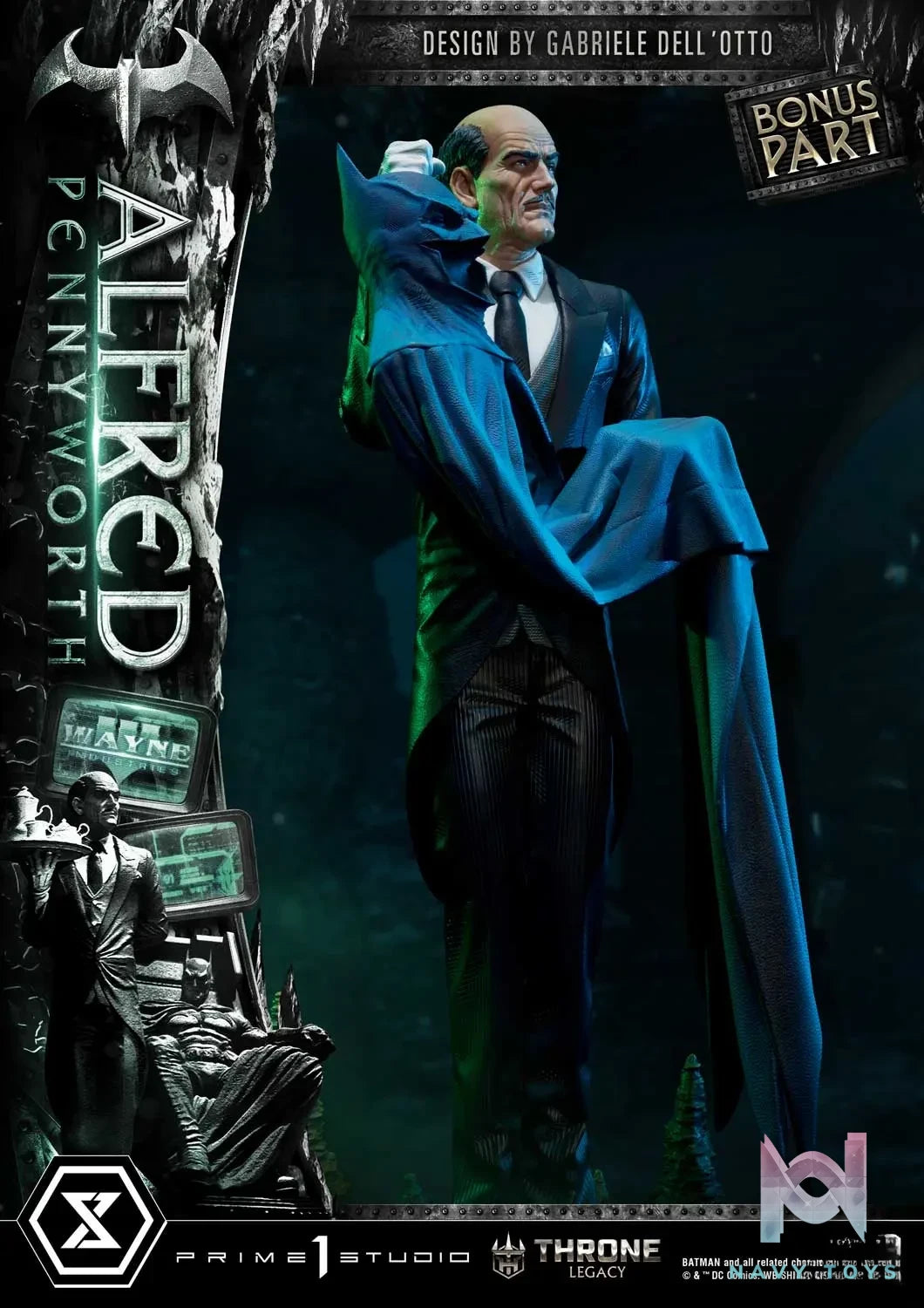Prime 1 Studio – Throne Legacy Batman (Comics) Alfred Pennyworth TLCDC-02 TLCDC-02S (Licensed)
