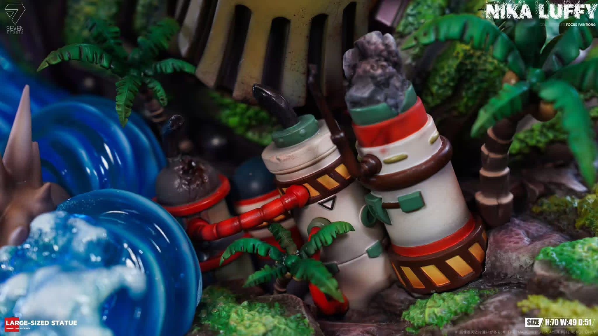 Luffy Nika resin statue Seven studio anime figure