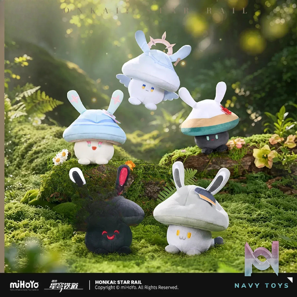miHoYo – Honkai: Star Rail Bunny Mushroom Series Plush (Licensed)