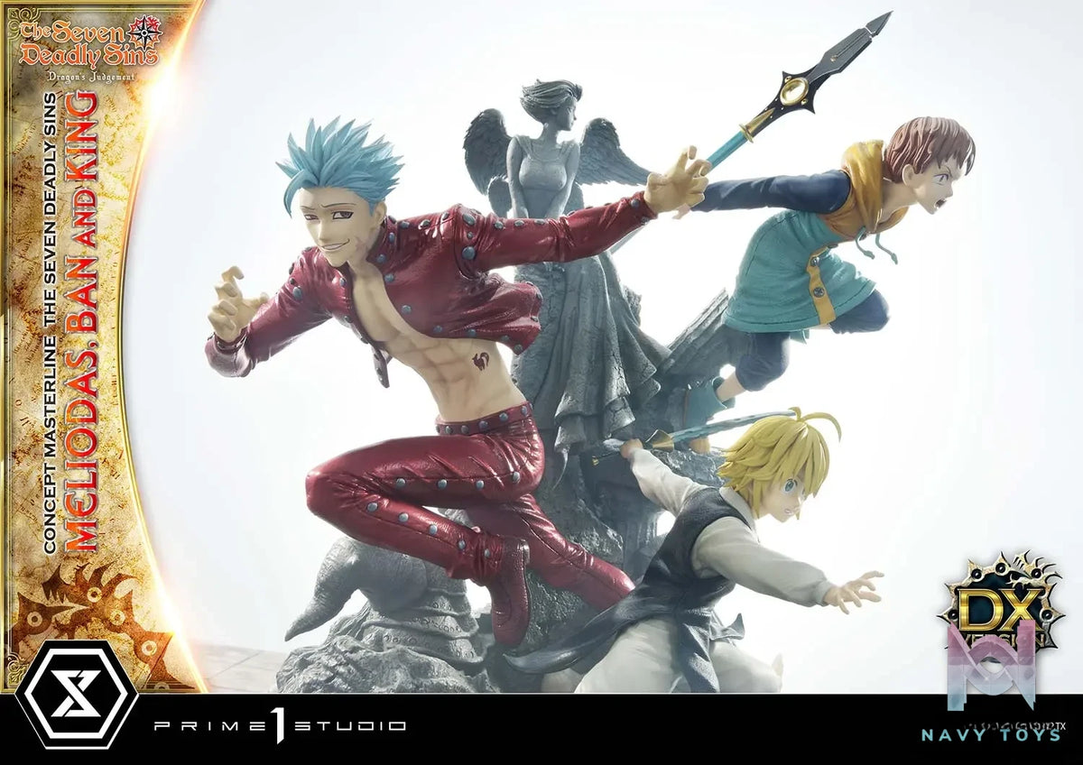 Prime 1 Studio – Concept Masterline The Seven Deadly Sins Meliodas, Ban and King CMNTZ-01 CMNTZ-01DXS (Licensed)