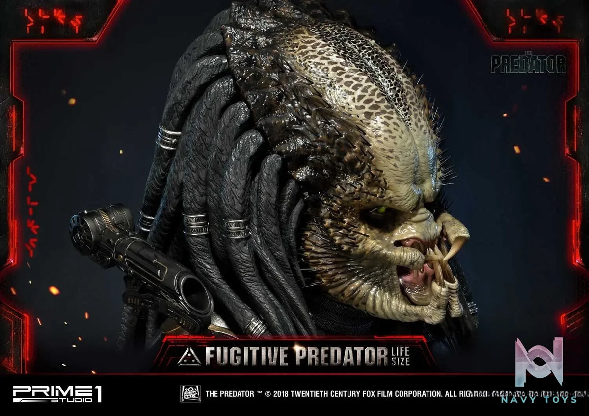 Prime 1 Studio – Life Size Bust The Predator (Film) Fugitive Predator LSTPR-01 LSTPR-01DX (Licensed)