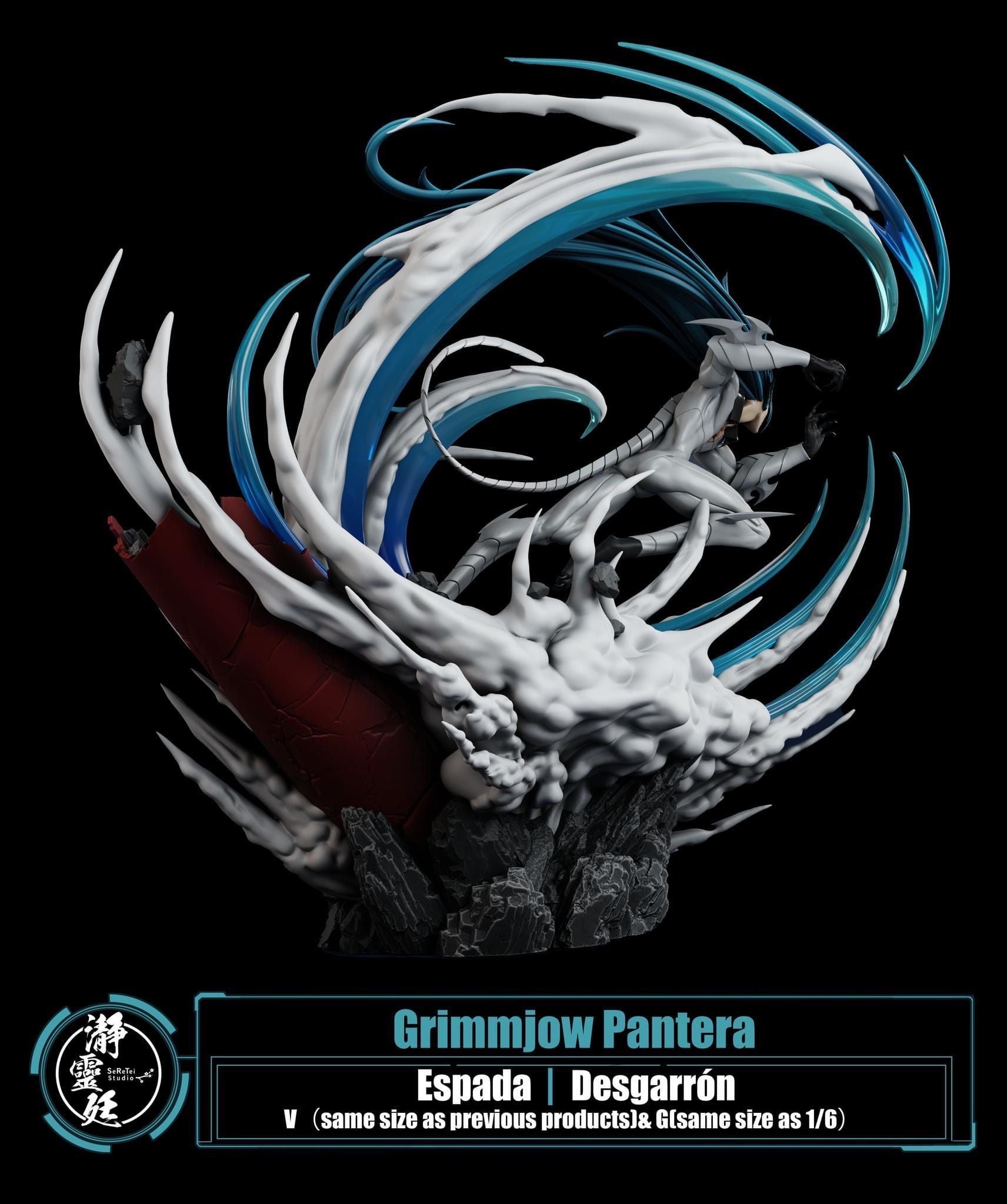 Grimmjow Pentera - Bleach - Seretei Studio resin statue Seretei Studio anime figure