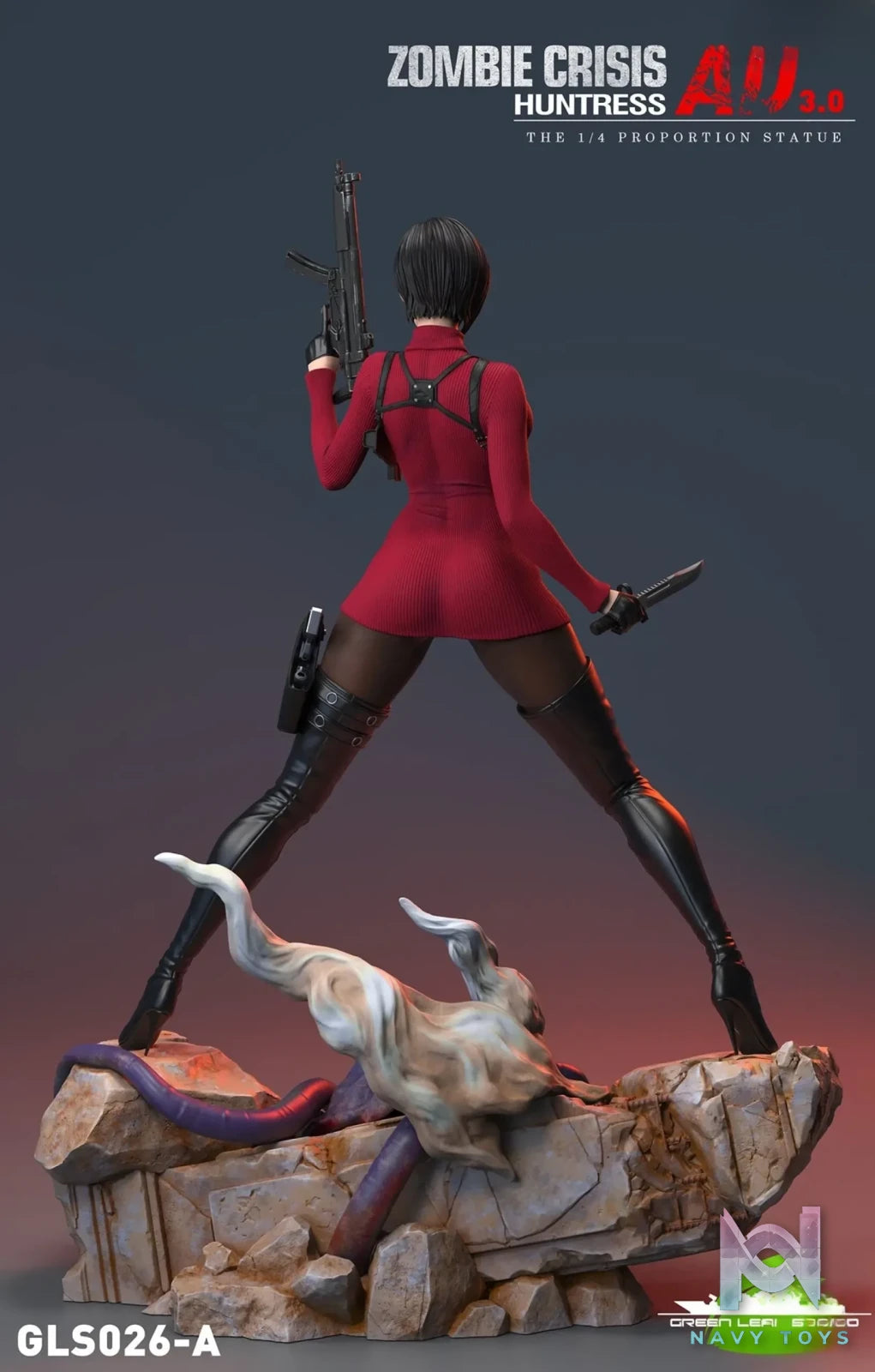 Green Leaf Studio – Zombie crisis 4 REMAKE – Huntress “AD” 3.0 statue