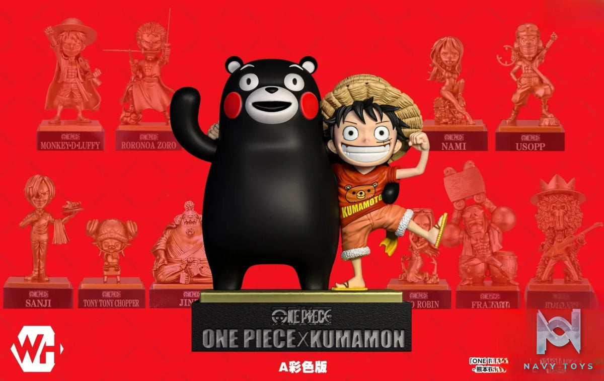 WH Studio – Kumamon and Luffy