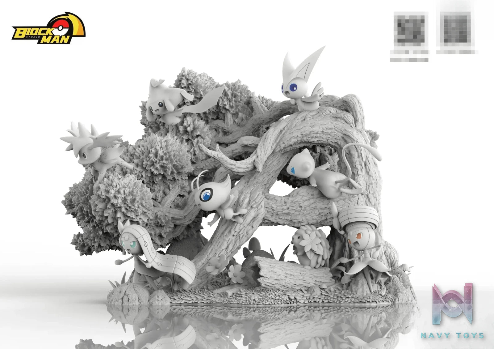 Block Man Studio – Pokémon Scene #1 Bewilder Forest Mew