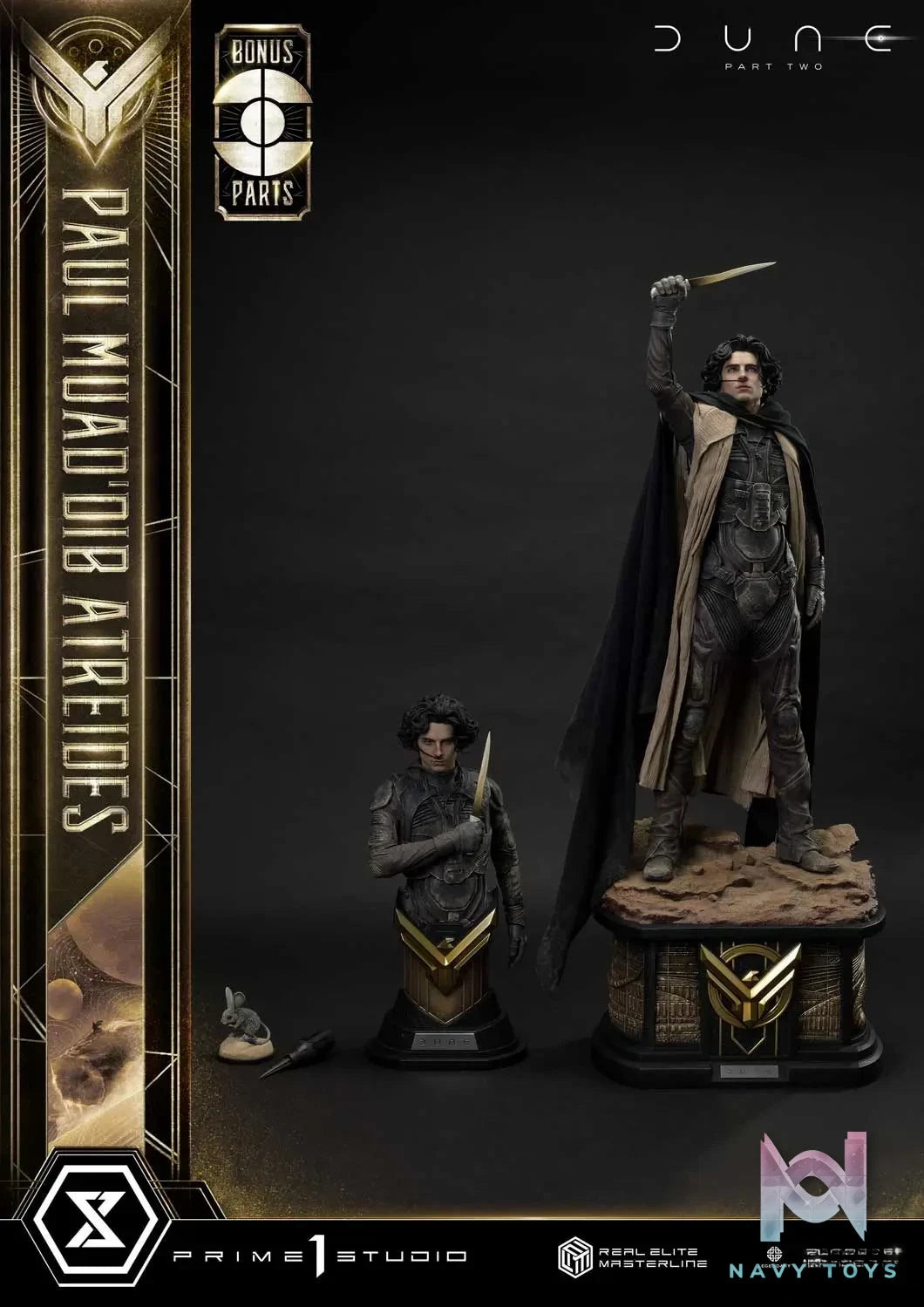 Prime 1 Studio – Real Elite Masterline Dune: Part Two (Film) Paul Atreides REMDUNE2-01 REMDUNE2-01UT REMDUNE2-01UTS (Licensed)