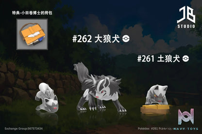 JB Studio – Pokémon Pokédex Series Evolution Group Poochyena & Mightyena