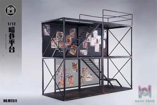 MMMTOYS – 1/12 Scale Diorama Dark Alley Platform M2511 (Licensed)