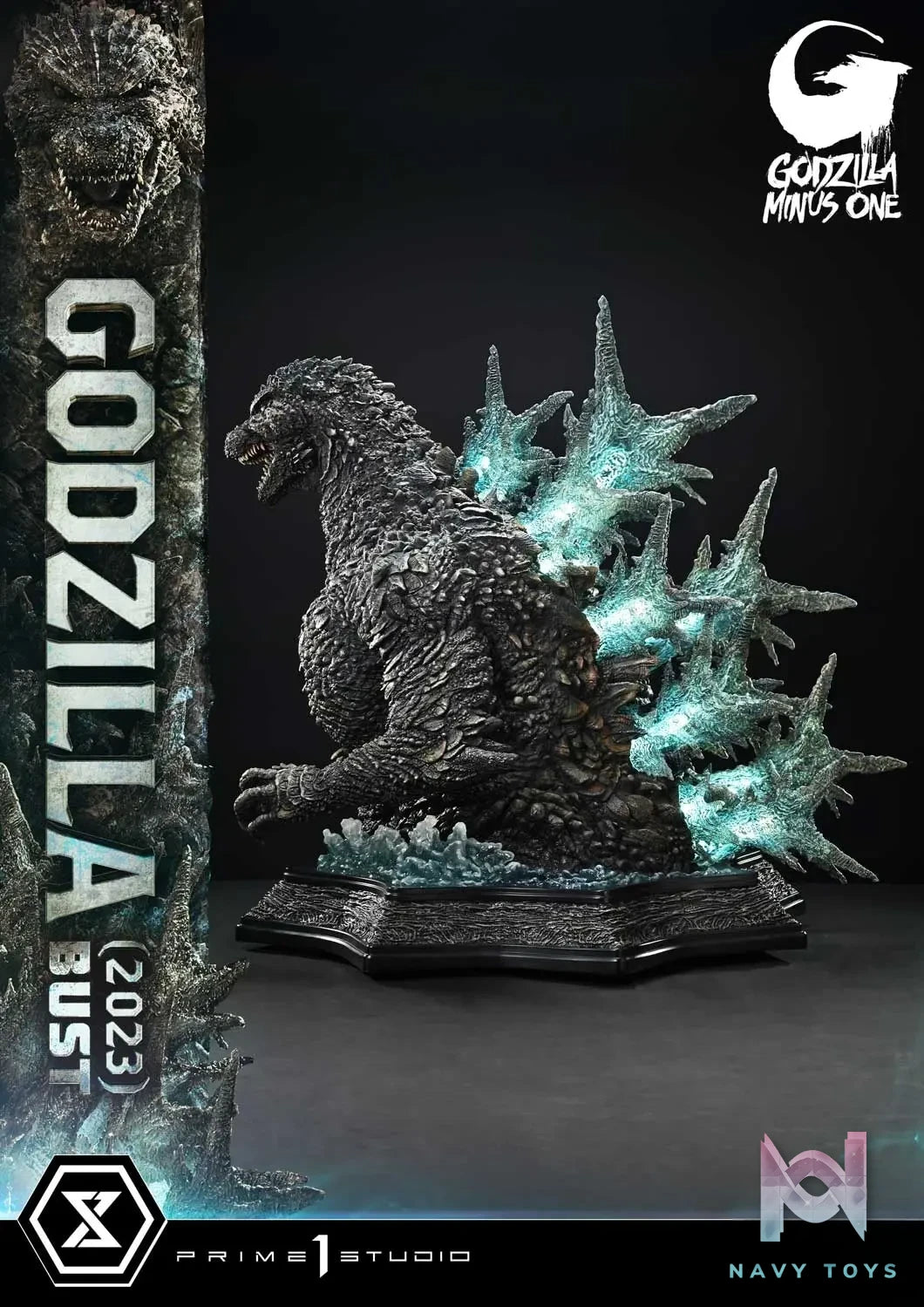 Prime 1 Studio – Life Size Bust GODZILLA MINUS ONE (Film) Godzilla (2023) LSGMO-01 LSGMO-01S (Licensed)