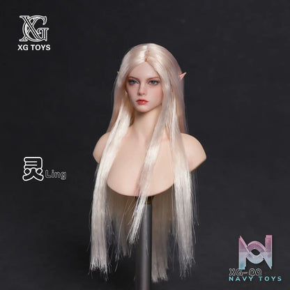 XG Toys – 1/6 Movable Eyes Elf Princess Head Sculpt XG-002 (Licensed)
